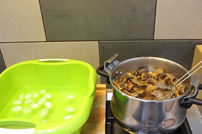 écrasé de pomme de terre aux chanterellles 2