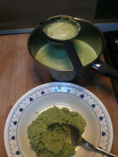 Dos de cabillaud carottes fondantes aux oignons, sauce petit pois à la menthe 4